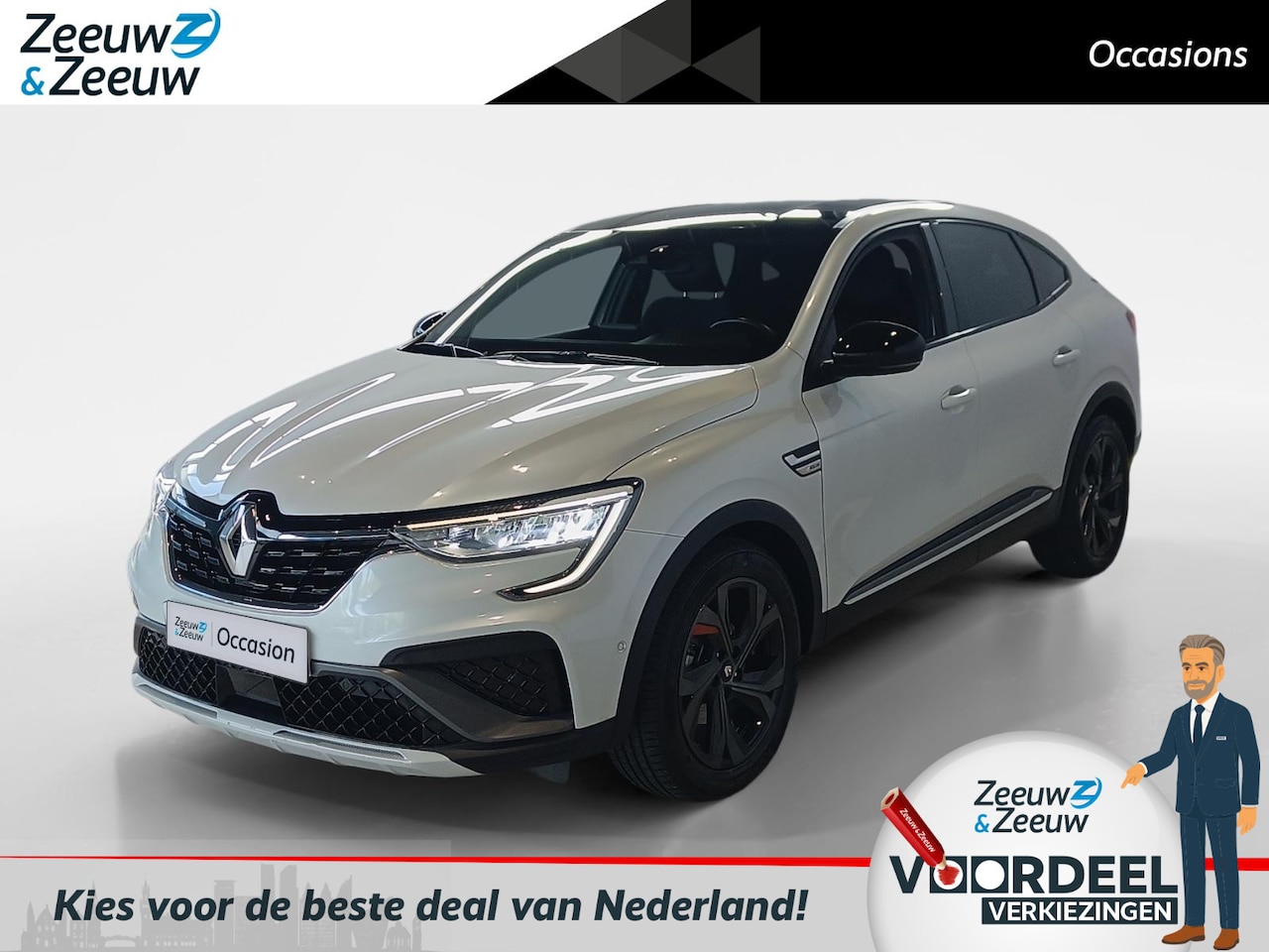Renault Arkana - 1.6 E-Tech Hybrid 145 R.S. Line *Automaat*Navi+Camera*Bose Audio*Stoel/stuurverwarming*Key - AutoWereld.nl