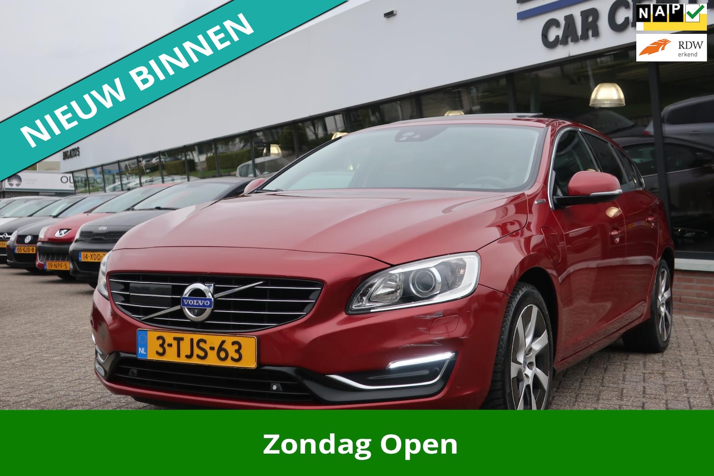 Volvo V60 - 2.4 D6 AWD Plug-In Hybrid Summum 2e EIG_ADAP-CRUIS_CAM_BLIZ_NAP. - AutoWereld.nl