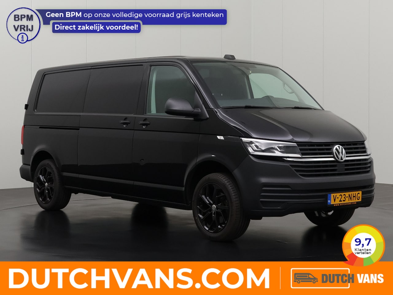 Volkswagen Transporter - 2.0TDi 150PK Automaat Lang | Led | Achterdeuren | Standkachel | Airco | Cruise | Betimmeri - AutoWereld.nl