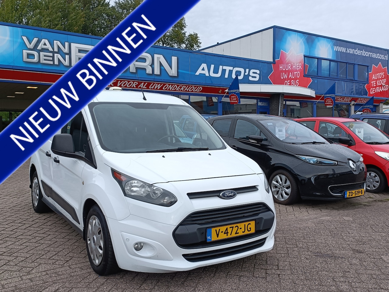 Ford Transit Connect - 1.5 TDCI L1 Trend HP 3 persoons Airco Nw APK - AutoWereld.nl