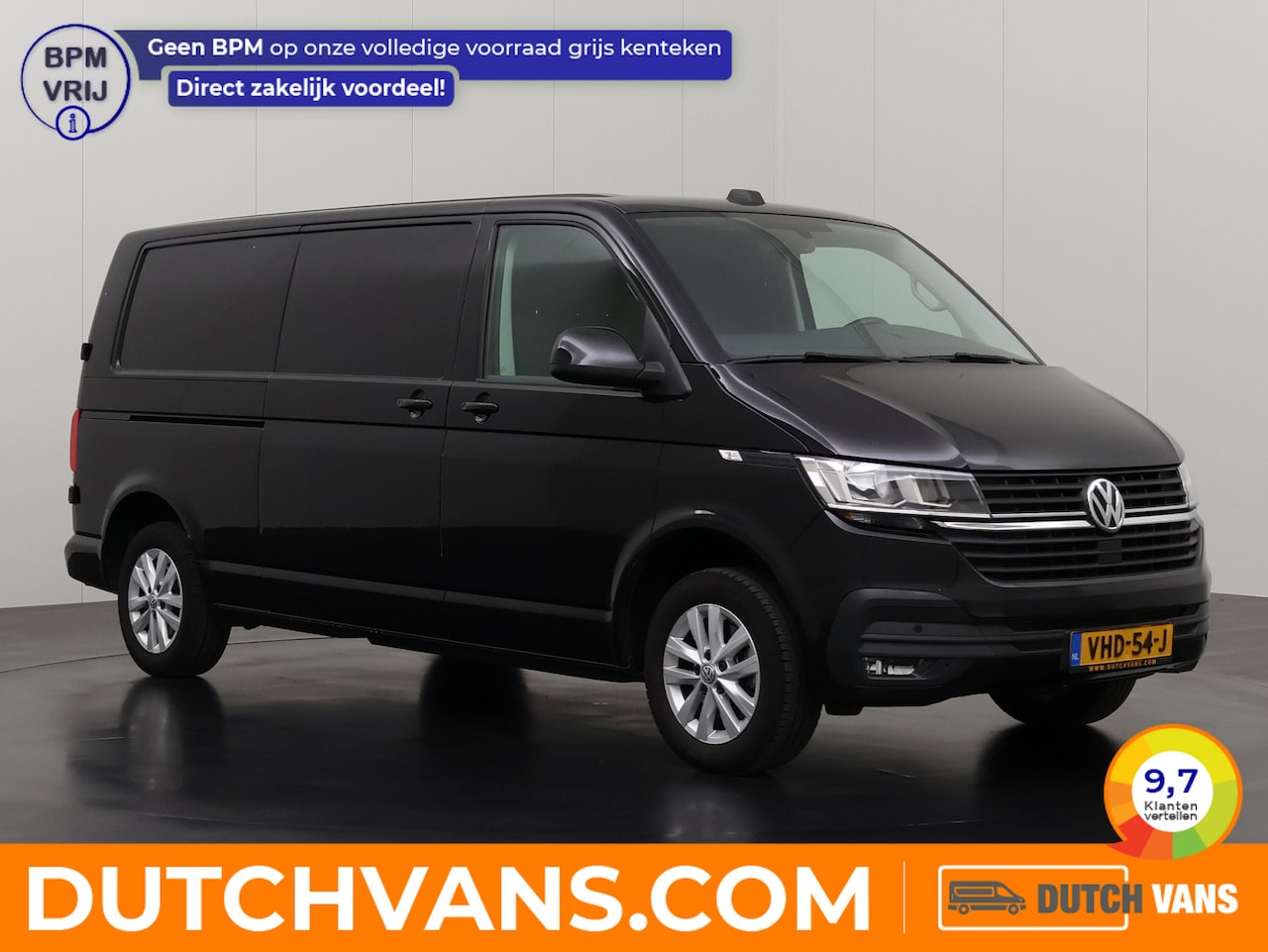 Volkswagen Transporter - 2.0TDI Lang Achterdeuren | Navigatie | Airco | Cruise | 3-Persoons | Betimmering - AutoWereld.nl
