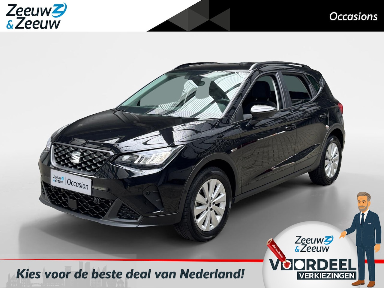 SEAT Arona - 1.0 TSI Style Business Connect |Navigatie| Stoelverwarming| Climate control| Cruise contro - AutoWereld.nl
