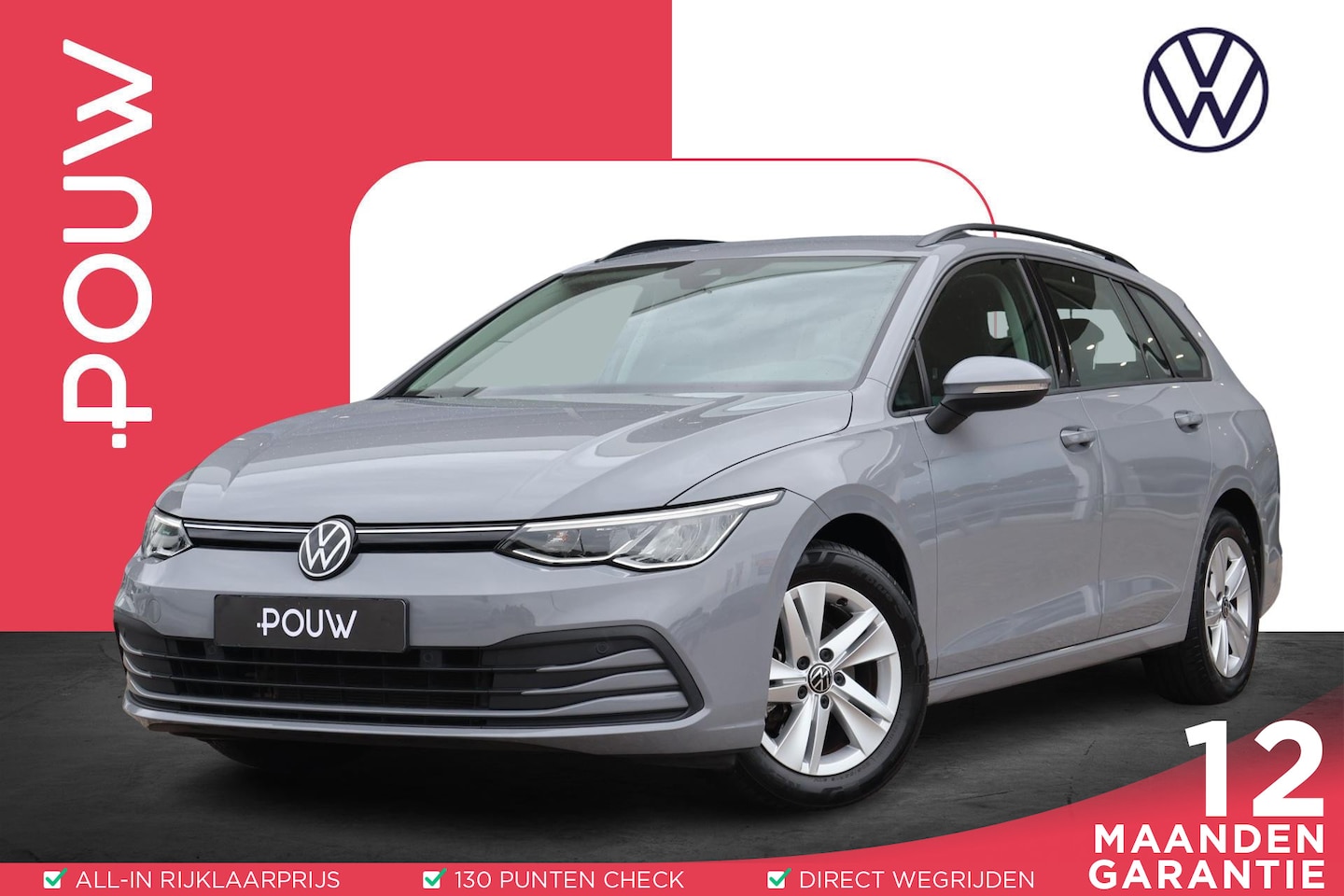 Volkswagen Golf Variant - 1.0 TSI 110pk Life | Trekhaak Wegklapbaar | Navigatie | PDC | Adaptieve Cruise Control - AutoWereld.nl