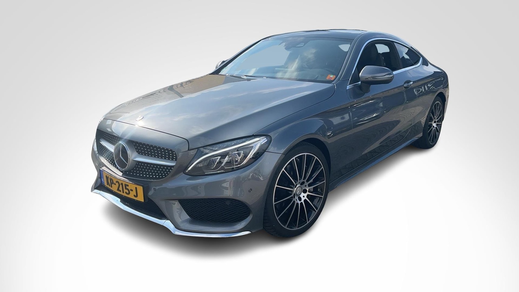 Mercedes-Benz C-klasse Coupé - C 300 Automaat AMG Line | Panoramadak | Burmester Audio | Comand Online | Head-Up | Distro - AutoWereld.nl