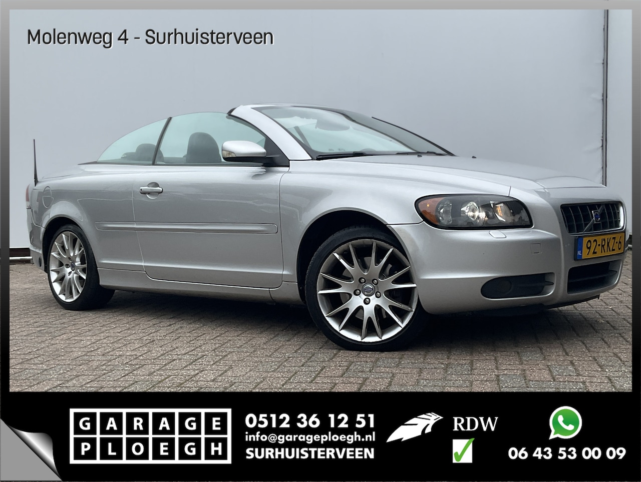 Volvo C70 Convertible - 2.4i Summum Cabrio Hard-Top Leer Memory Cruise Airco Voll.Onderhouden! - AutoWereld.nl