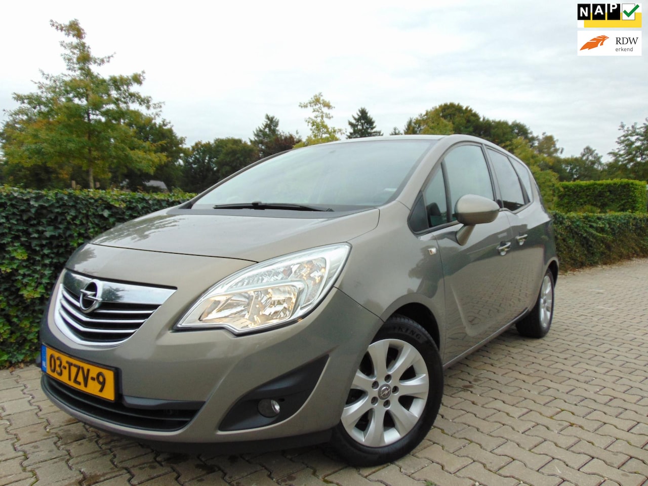 Opel Meriva - 1.4 Turbo Business Edition 1.4 Turbo Business Edition , Clima / Cruise / Half-Leder / Isofix / 16" Lm velgen / Trekha - AutoWereld.nl