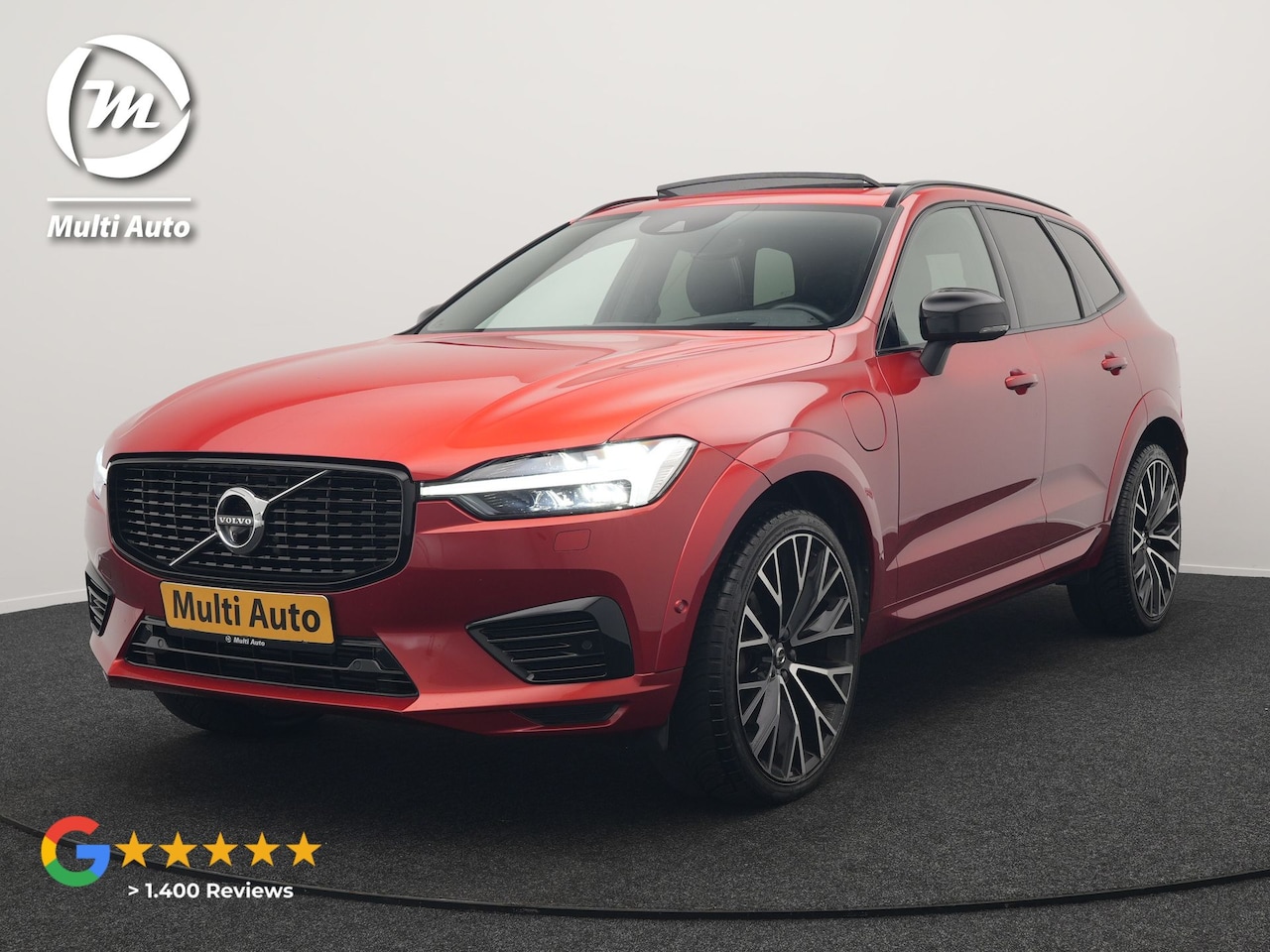 Volvo XC60 - T6 AWD R-Design Plug In Hybrid 350pk Dealer O.H PHEV | Panodak | Adaptive Cruise | Head Up - AutoWereld.nl