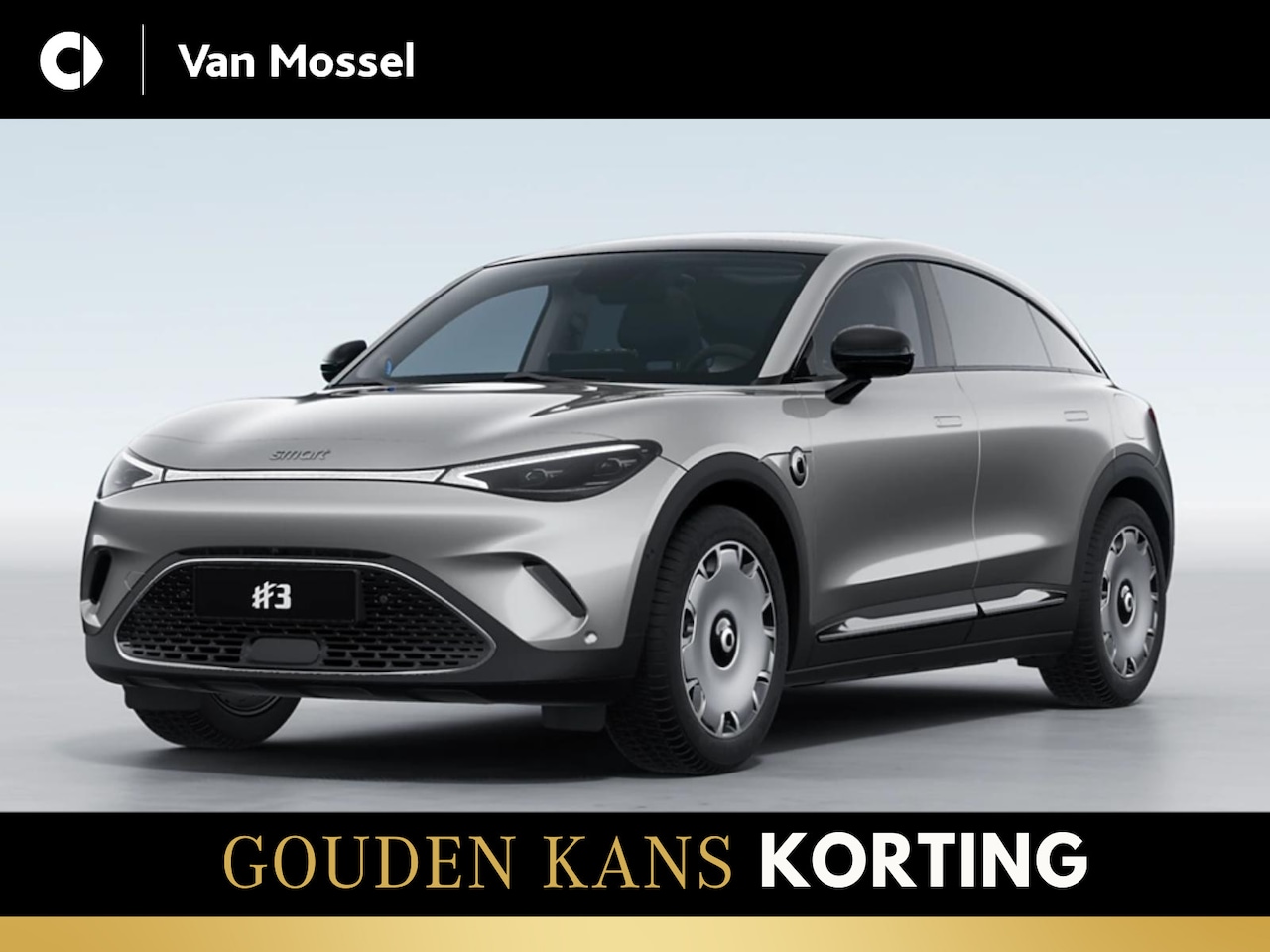 Smart #3 - Premium / Stoelverwarming /  Halo Roof / 360°-camera / Easy entry / Frunk - AutoWereld.nl