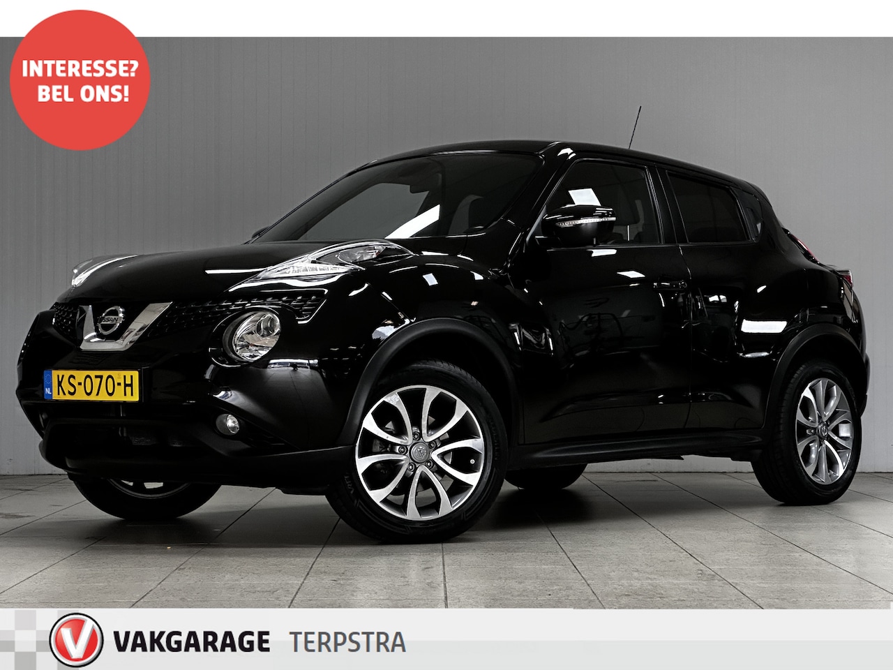 Nissan Juke - 1.2 DIG-T S/S Tekna/ Trekhaak/ Vol Leder/ Zwarte-Hemel/ Xenon/ 360°Camera/ 17'' LMV/ Keyle - AutoWereld.nl