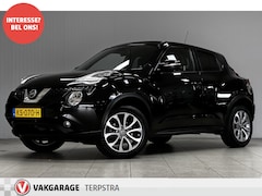 Nissan Juke - 1.2 DIG-T S/S Tekna/ Trekhaak/ Vol Leder/ Zwarte-Hemel/ Xenon/ 360°Camera/ 17'' LMV/ Keyle