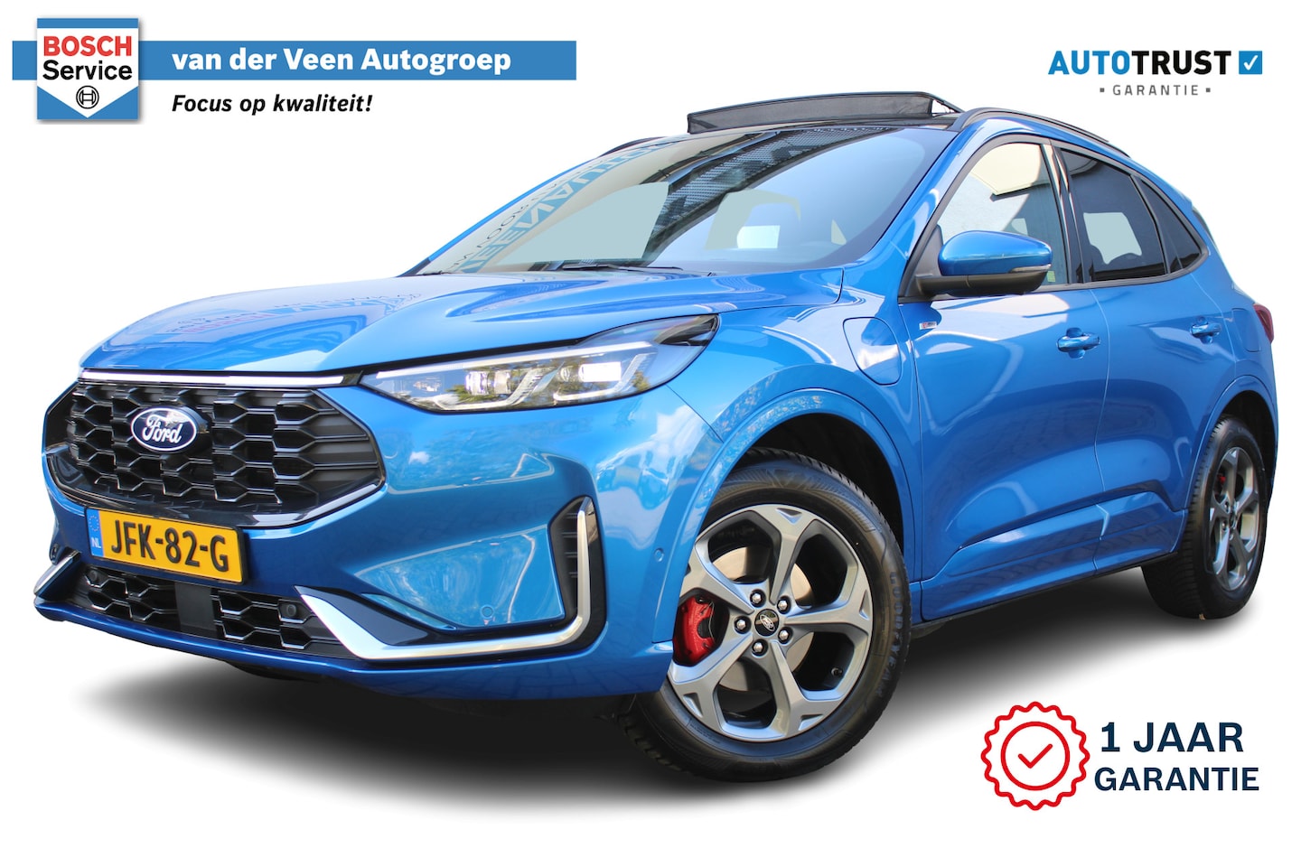 Ford Kuga - 2.5 PHEV ST-Line X | Incl. 12 maanden Garantie | Panorama dak | Elektrisch wegklapbare tre - AutoWereld.nl