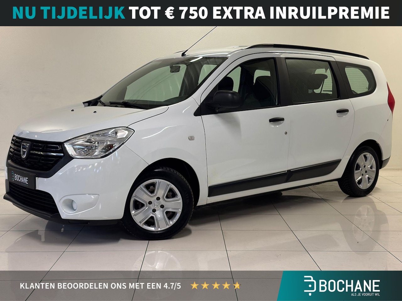 Dacia Lodgy - 1.6 SCe Bi-Fuel Ambiance 7p. | Airco | Radio | Bluetooth | - AutoWereld.nl
