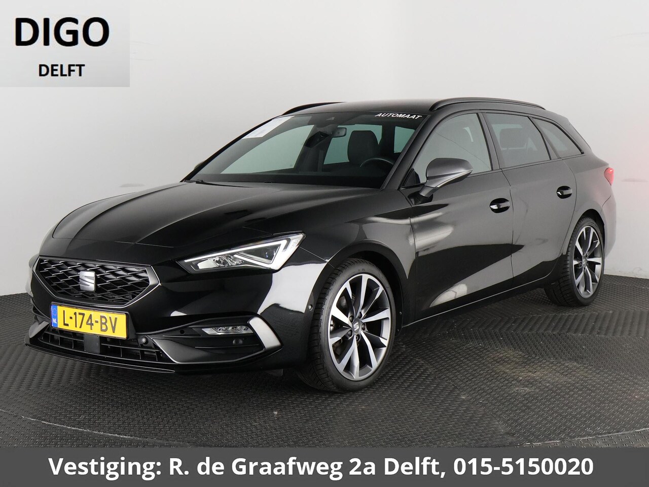 SEAT Leon Sportstourer - 1.5 eTSI FR Automaat | 1e eigenaar | Navigatie | Lichtmetalen velgen | - AutoWereld.nl
