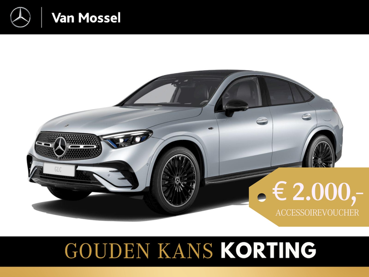 Mercedes-Benz GLC-klasse Coupé - 300e 4MATIC AMG-Line Sport Edition / Stoelverwarming / 360Graden-Camera / Panorama-schuifd - AutoWereld.nl