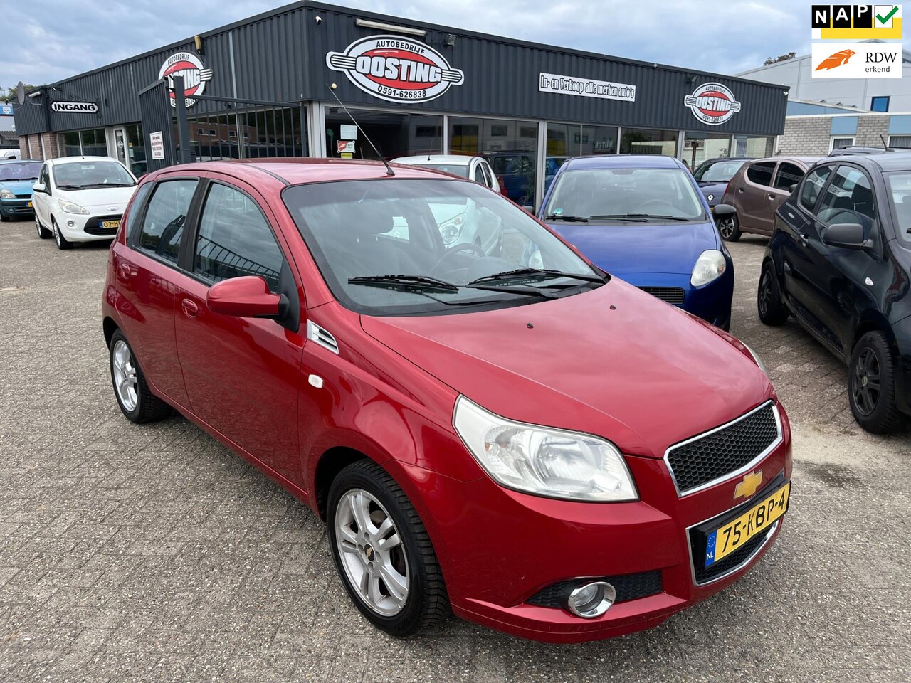 Chevrolet Aveo - 1.2 16V LS(st-bekr,airco,5drs,elektr-pakket,lmv,bj08,2299,-) - AutoWereld.nl