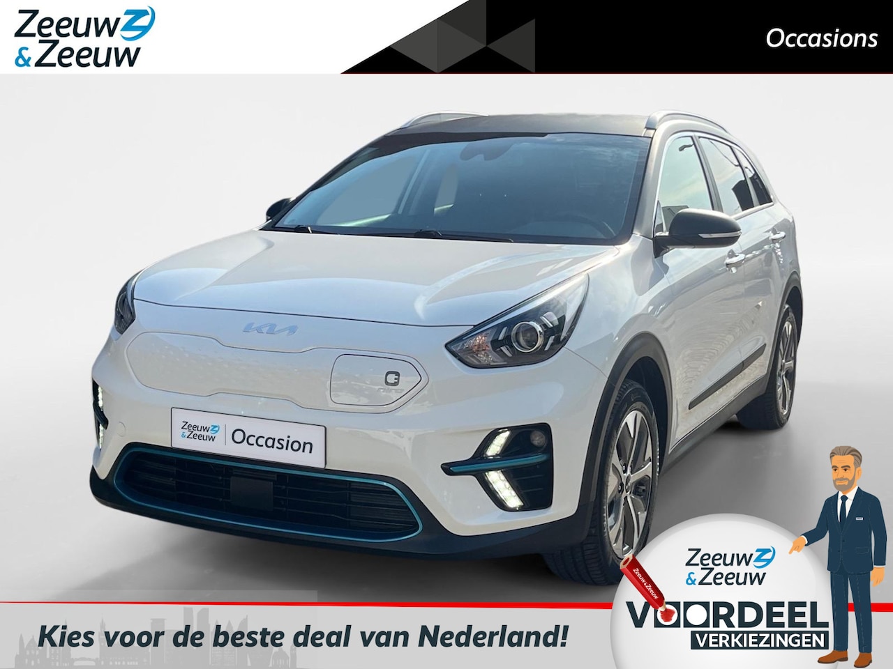 Kia e-Niro - Edition 64 kWh | Apple Carplay / Android Auto | Navi | Stoel + Stuur verwarming | Licht + - AutoWereld.nl