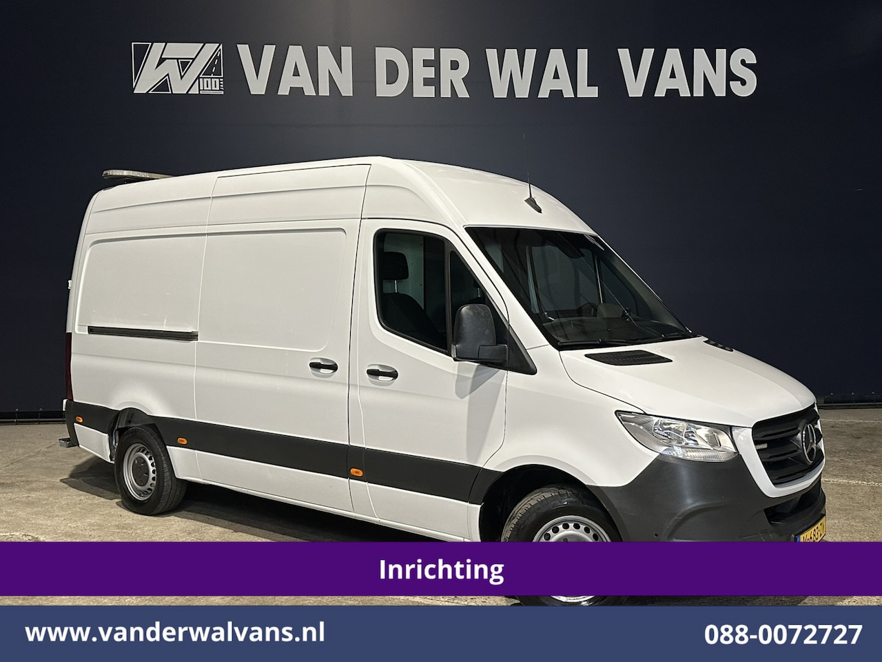 Mercedes-Benz Sprinter - 316 CDI 164pk 3500kg Trekhaak L2H2 Inrichting Euro6 Airco | Camera | Apple Carplay | Andro - AutoWereld.nl