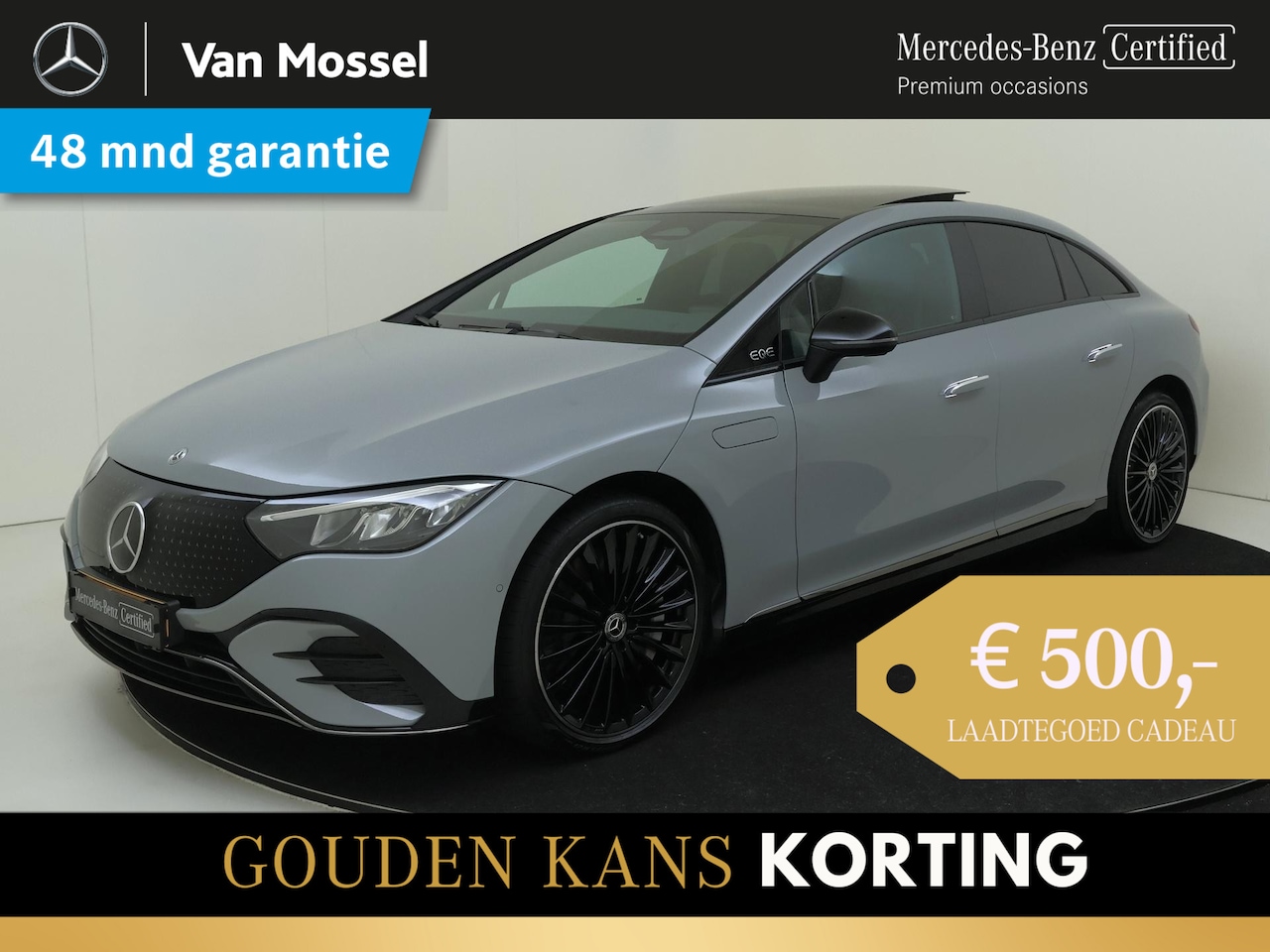 Mercedes-Benz EQE - 300 Sport Edition 89 kWh / Panoramadak/ Night/ 21 inch/ AIRMATIC - AutoWereld.nl