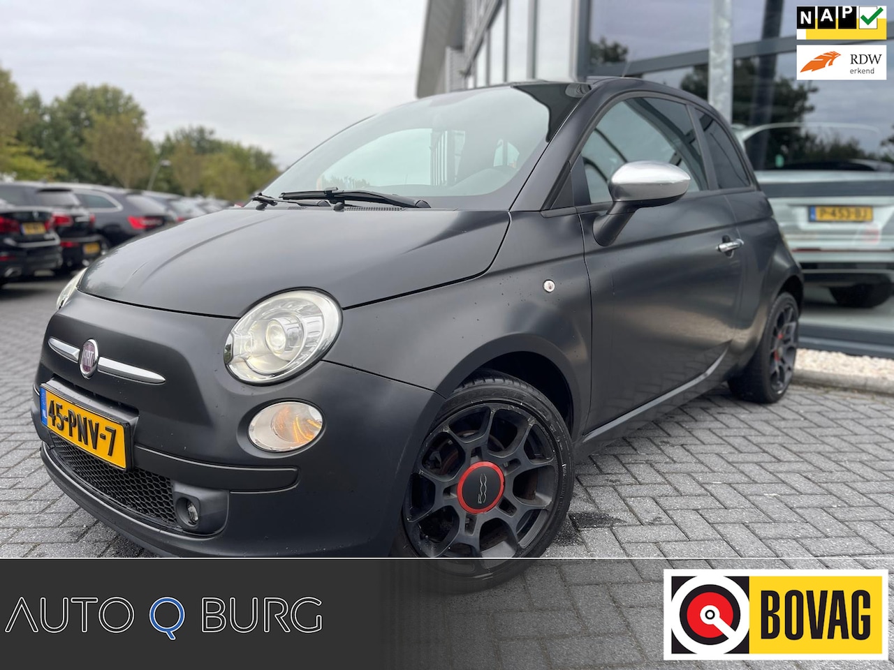 Fiat 500 - 0.9 TwinAir Blackjack | Uniek | 77.000 NAP | Leder | Xenon | ORG NL | Climate | Airco | - AutoWereld.nl