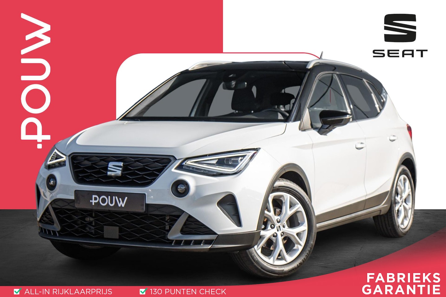 SEAT Arona - 1.0 EcoTSI 95pk FR Business Connect | Parkeersensoren Achter | Airco | Apple Carplay/Andro - AutoWereld.nl