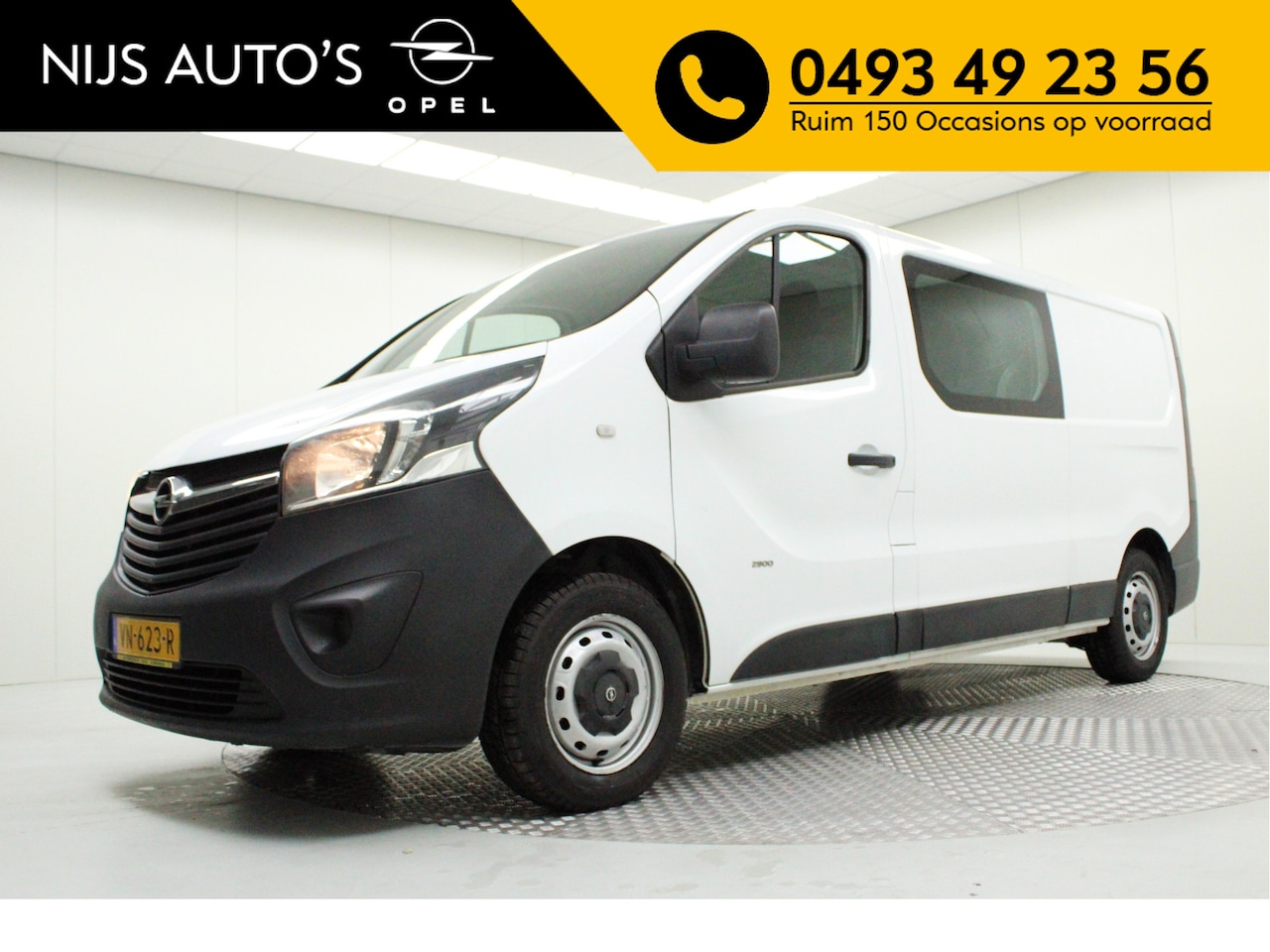 Opel Vivaro - 1.6 CDTI L2H1 DC | Trekhaak | Airco | Cruise control | Navi full map | Pdc achter | Blueto - AutoWereld.nl