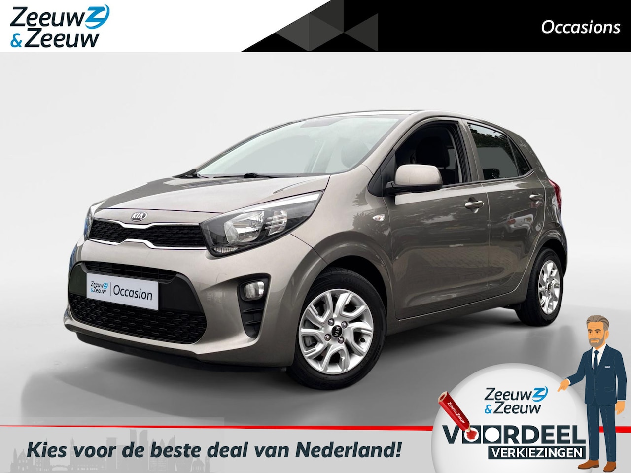 Kia Picanto - 1.0 CVVT ComfortPlusLine Navigator | Camera | Navigatie | Bluetooth | Autom. Verlichting | - AutoWereld.nl