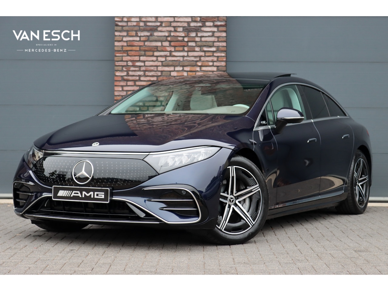 Mercedes-Benz EQS - 450+ AMG Line 118 kWh | Hyperscreen | Luchtvering | Achterasbesturing | Distronic | Burmes - AutoWereld.nl