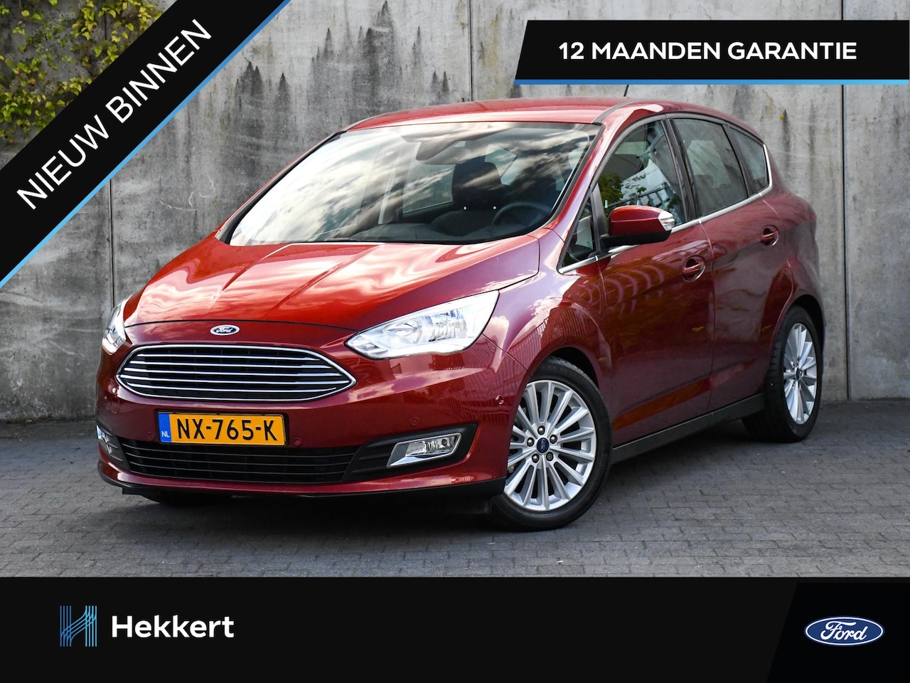 Ford C-Max - Titanium 1.0 125pk 12.283KM | PDC | 17''LM | QUICK CLEAR | KEYLESS | CRUISE.C | CLIMA - AutoWereld.nl