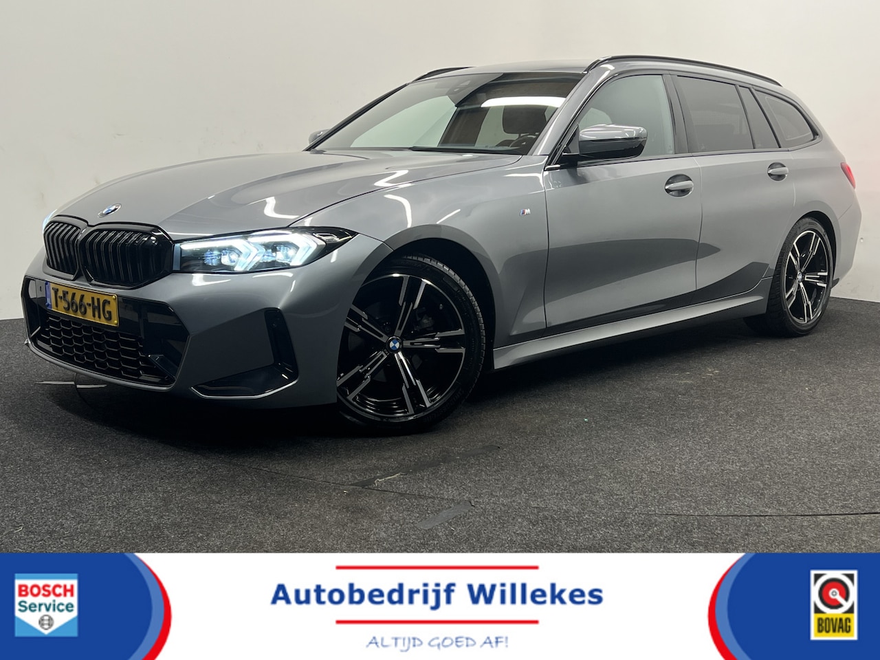 BMW 3-serie Touring - 318i | NL AUTO | NAVI | TREKHAAK | LEDEREN BEKLEDING | CARPLAY | - AutoWereld.nl