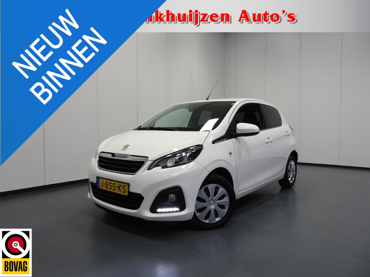 Peugeot 108 - 1.0 e-VTi Dynamic Techno NAVI-APP/CAMERA/AIRCO/BLUETOOTH! - AutoWereld.nl