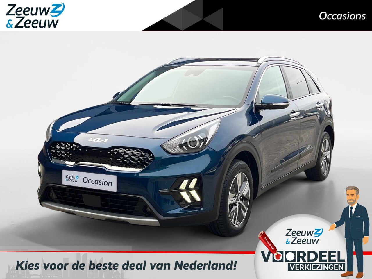 Kia Niro - 1.6 GDi Hybrid DynamicLine | Navi | Apple Carplay / Android Auto | Licht + Regensensor | C - AutoWereld.nl