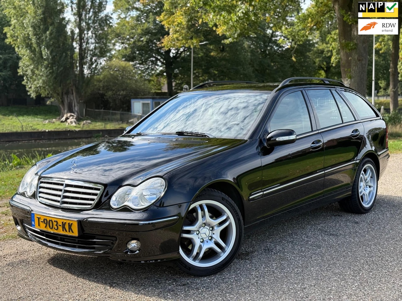 Mercedes-Benz C-klasse Combi - 280 Elegance 4-Matic |Automaat|Airco|Navi|Youngtimer - AutoWereld.nl
