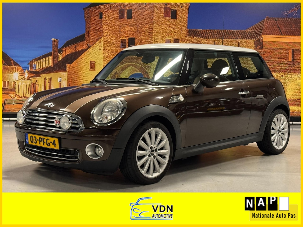 MINI Cooper - Mini 1.6 Mayfair Leer Climate&Cruise Control - AutoWereld.nl