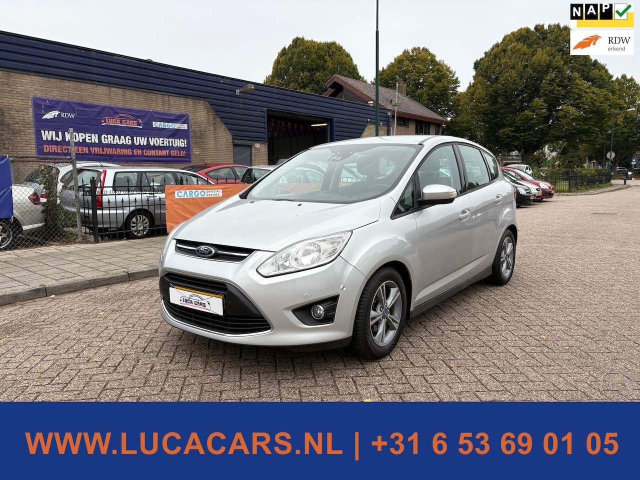 Ford C-Max - 1.0 Trend 2X SLEUTEL + BOEKJES! NIEUWE APK! - AutoWereld.nl