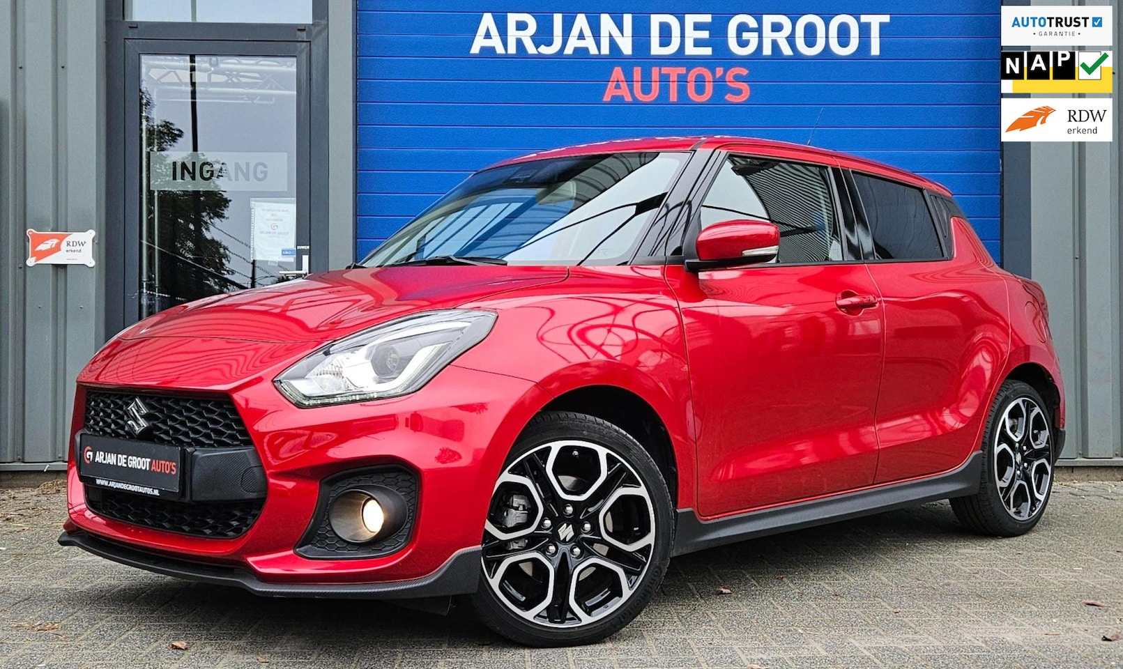 Suzuki Swift - 1.4 Sport Smart Hybrid 130PK Keyless ACC Clima Carplay® VOL!! - AutoWereld.nl