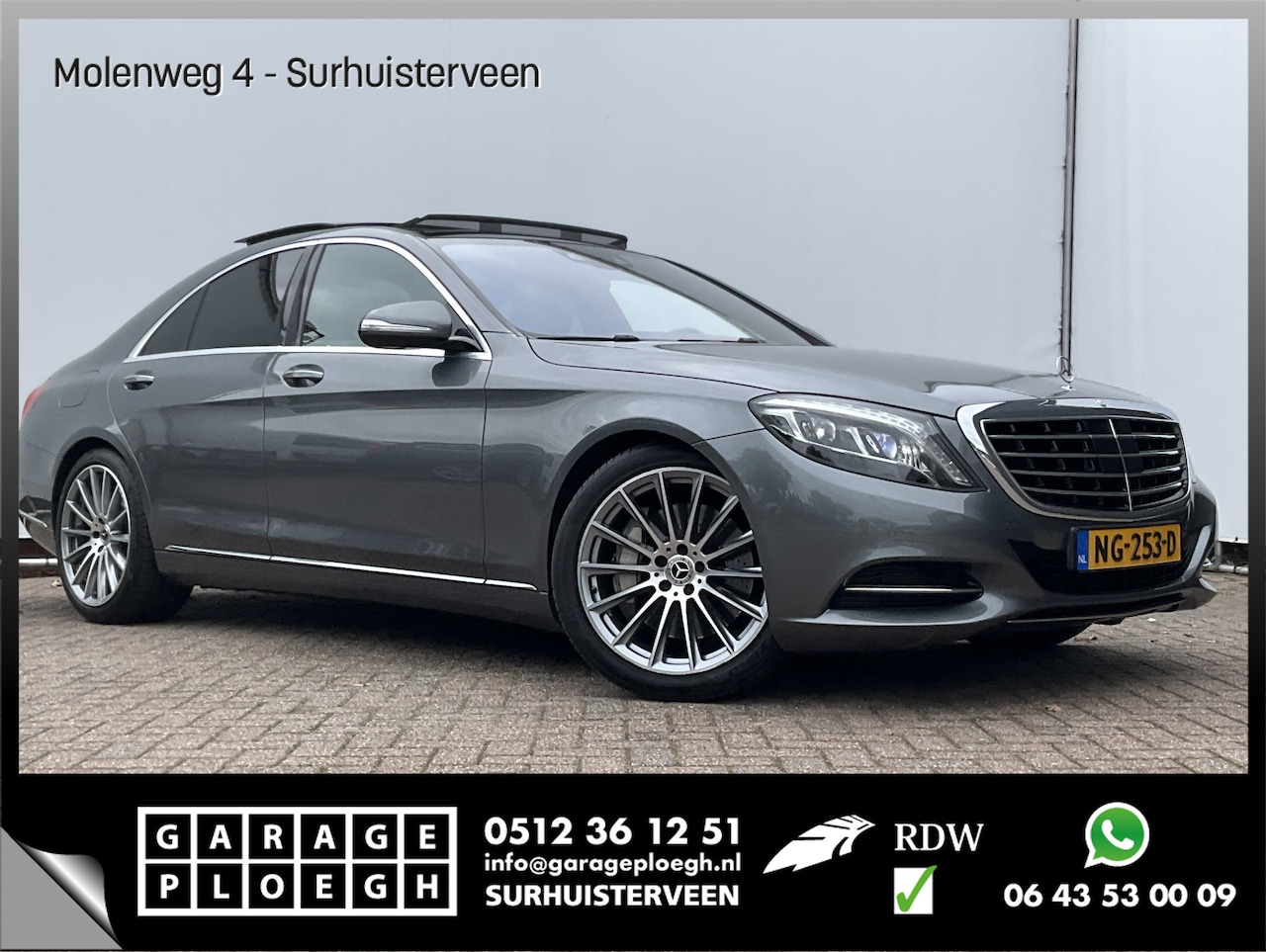 Mercedes-Benz S-klasse - 400 4Matic Prestige Plus Pano Hud Burmester Leer 360Cam Memory VOL! - AutoWereld.nl