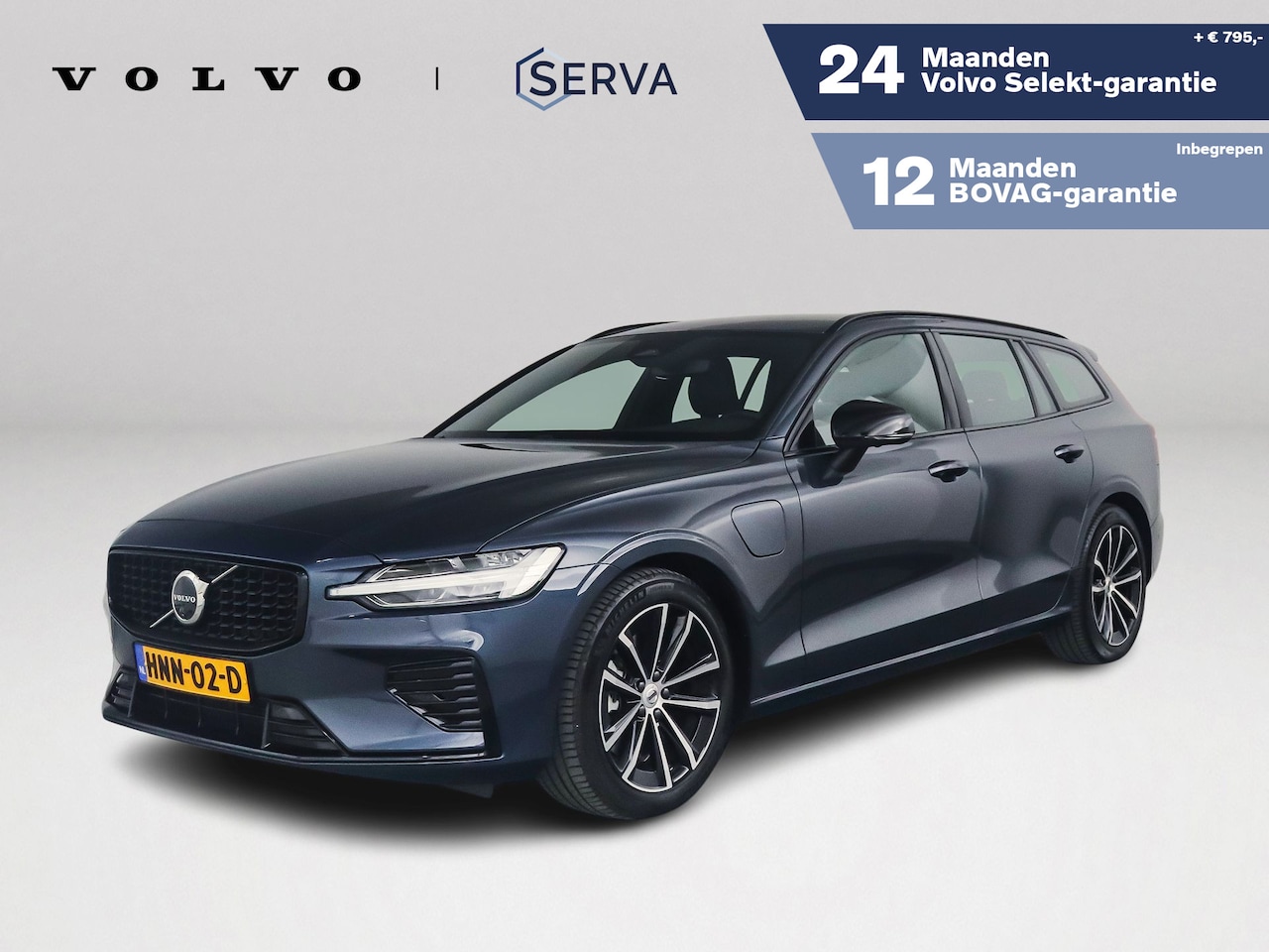 Volvo V60 - T6 Plug-in hybrid AWD Plus Dark | 360° camera | Harman Kardon | Stoel- en Stuurverwarming - AutoWereld.nl