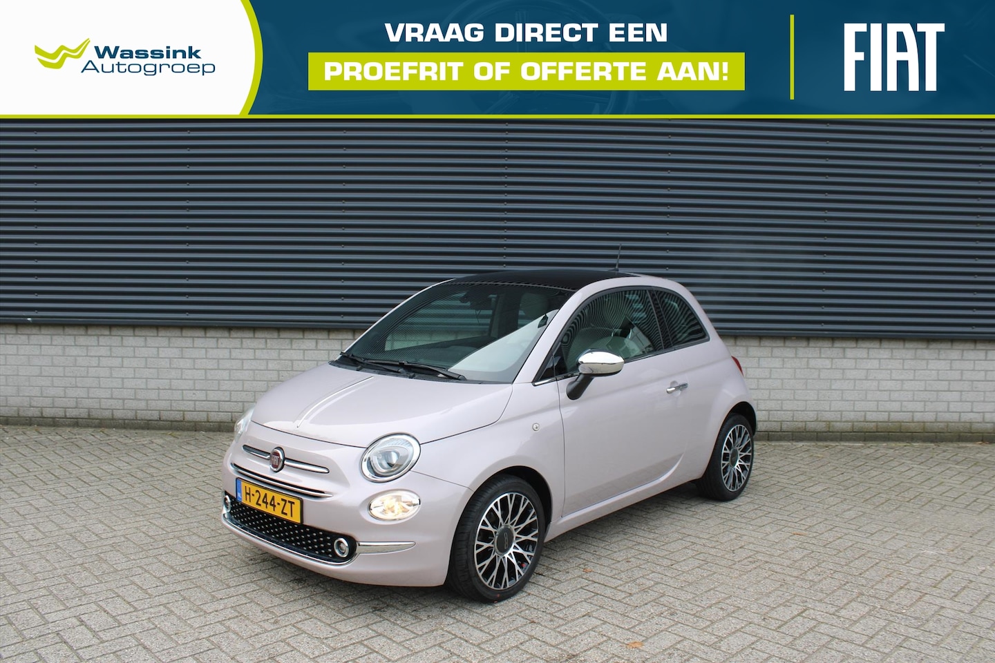 Fiat 500 - Star 70pk Hybrid I Panoramadak I Climate Control I Cruise Control I Parkeersensoren - AutoWereld.nl