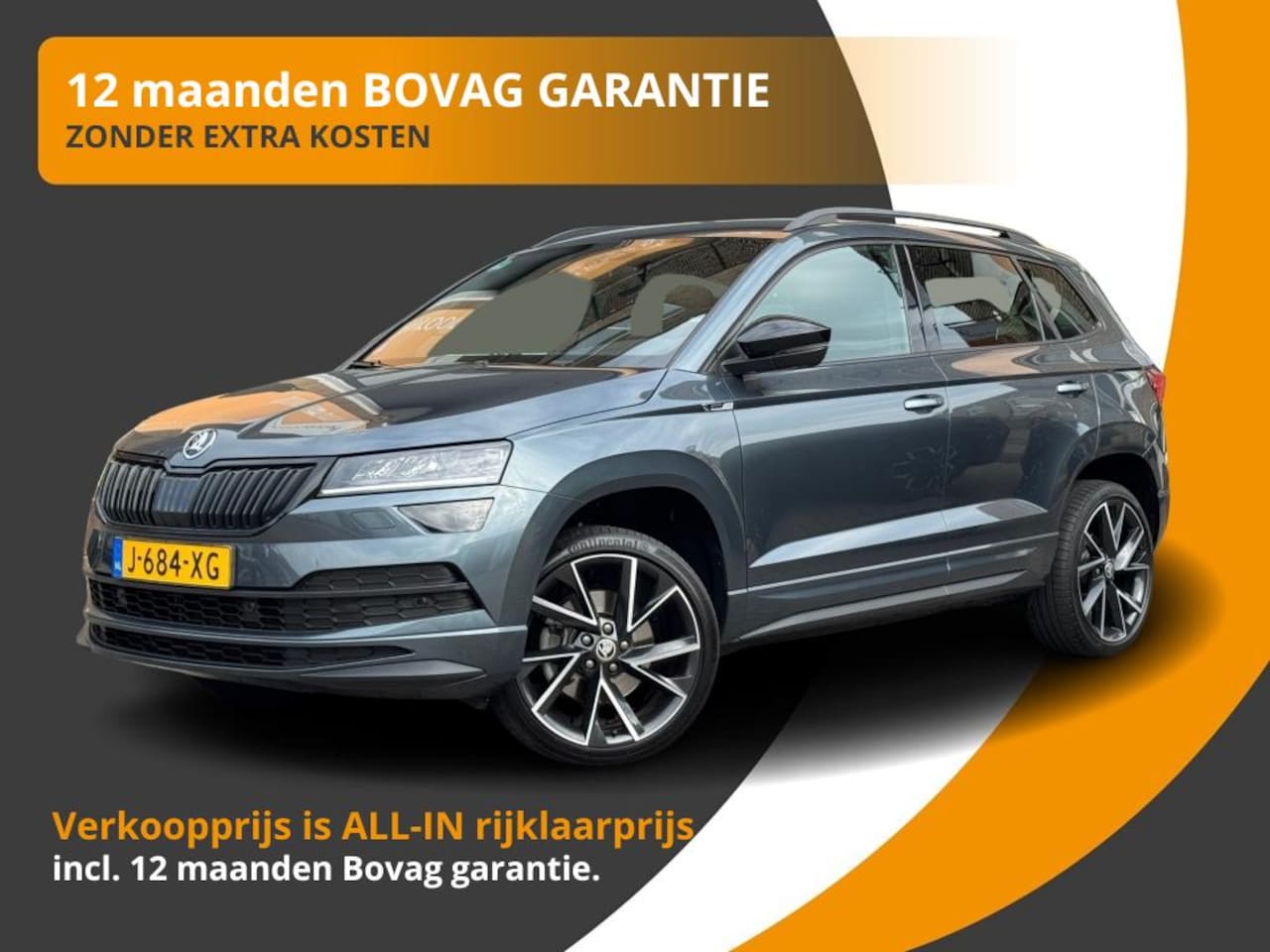 Skoda Karoq - 1.5 TSI 150PK DSG AUTOMAAT SPORTLINE NAVI/CARPLAY/LED/TREKHAAK/NL-AUTO - AutoWereld.nl