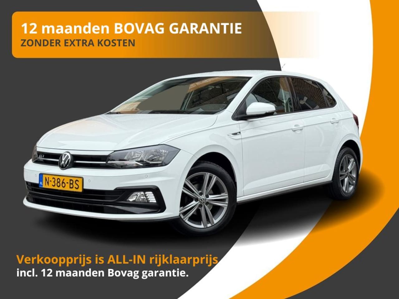 Volkswagen Polo - 1.0 TSI R-LINE EDITION CLIMA/CARPLAY/CAMERA/ACC/NL-AUTO/46.000 KM! - AutoWereld.nl