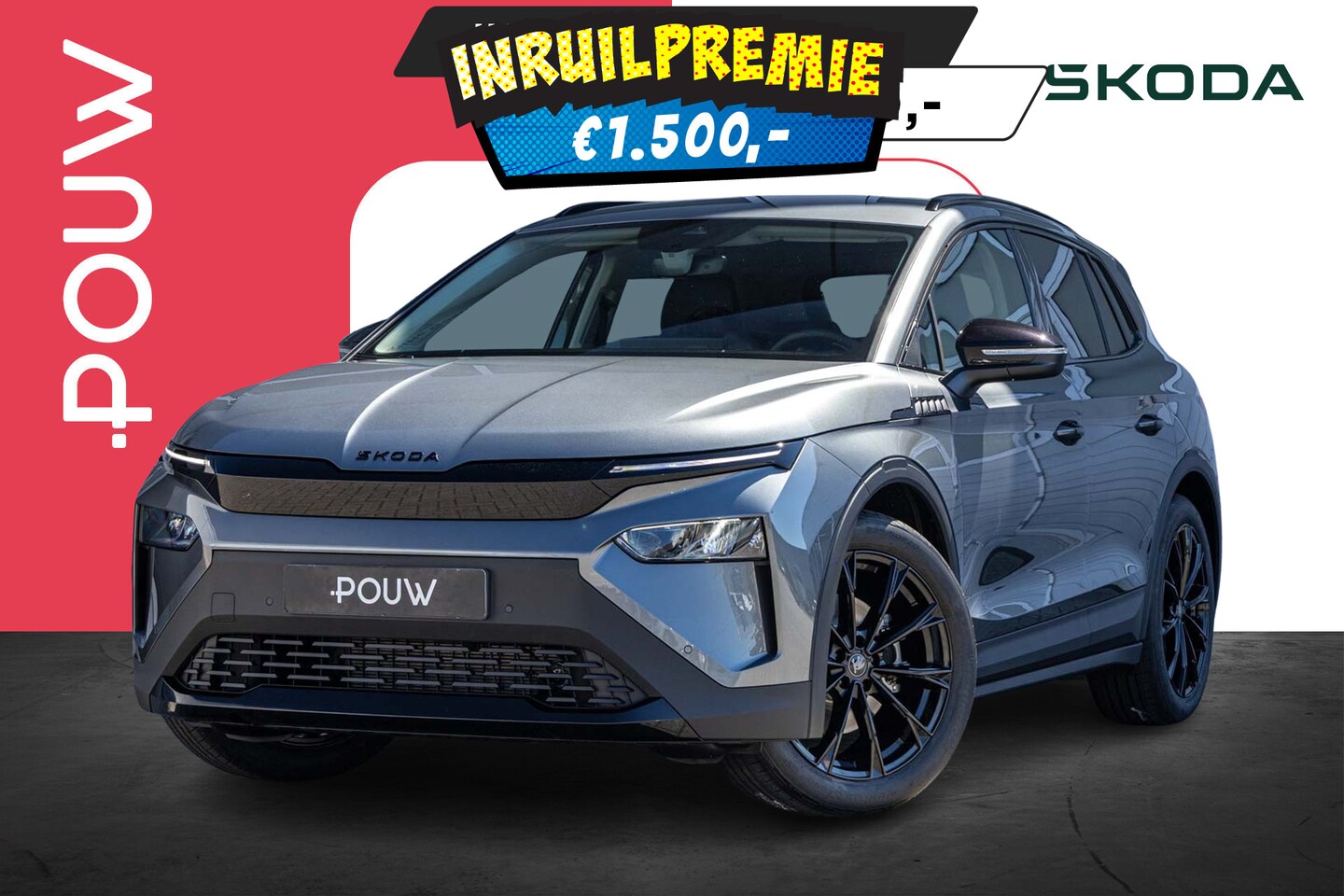 Skoda Elroq - 60 204pk Business Edition | Pouw Black Pakket | Fiscaal € 41.480,- - AutoWereld.nl
