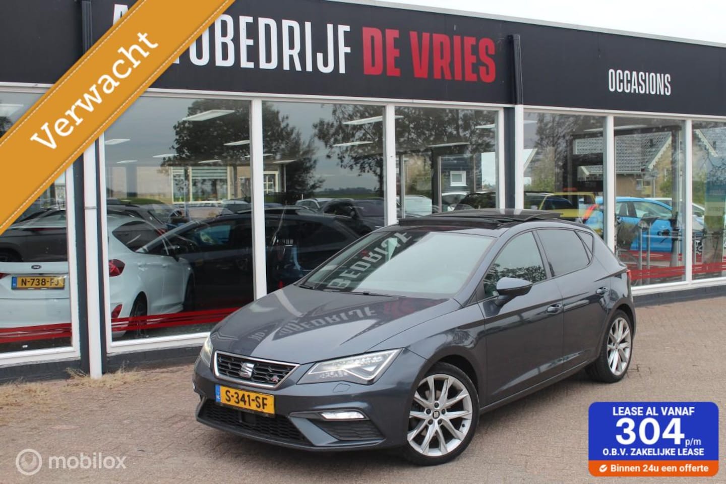 SEAT Leon - 1.5 TSI FR Full Options Pano/Leder/Virtual/ACC/Carplay - AutoWereld.nl