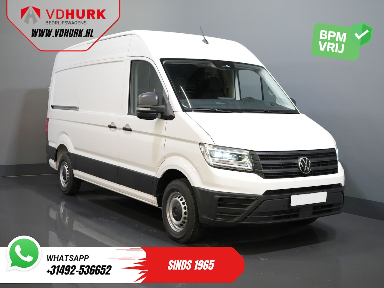Volkswagen Crafter - 35 2.0 TDI 140 pk DSG Aut. L3H3 BPM VRIJ/ LED/ Virtual Cockpit/ Camera/ Cruise/ Carplay/ G - AutoWereld.nl