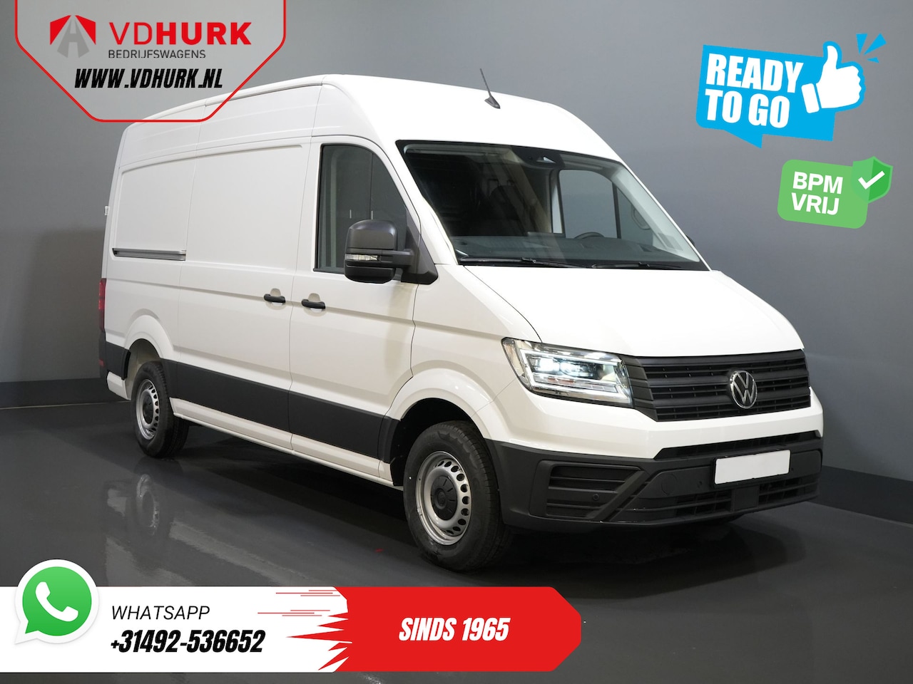 Volkswagen Crafter - 35 2.0 TDI 140 pk DSG Aut. L3H3 BPM VRIJ! LED/ Virtual Cockpit/ Camera/ Cruise/ Carplay/ G - AutoWereld.nl