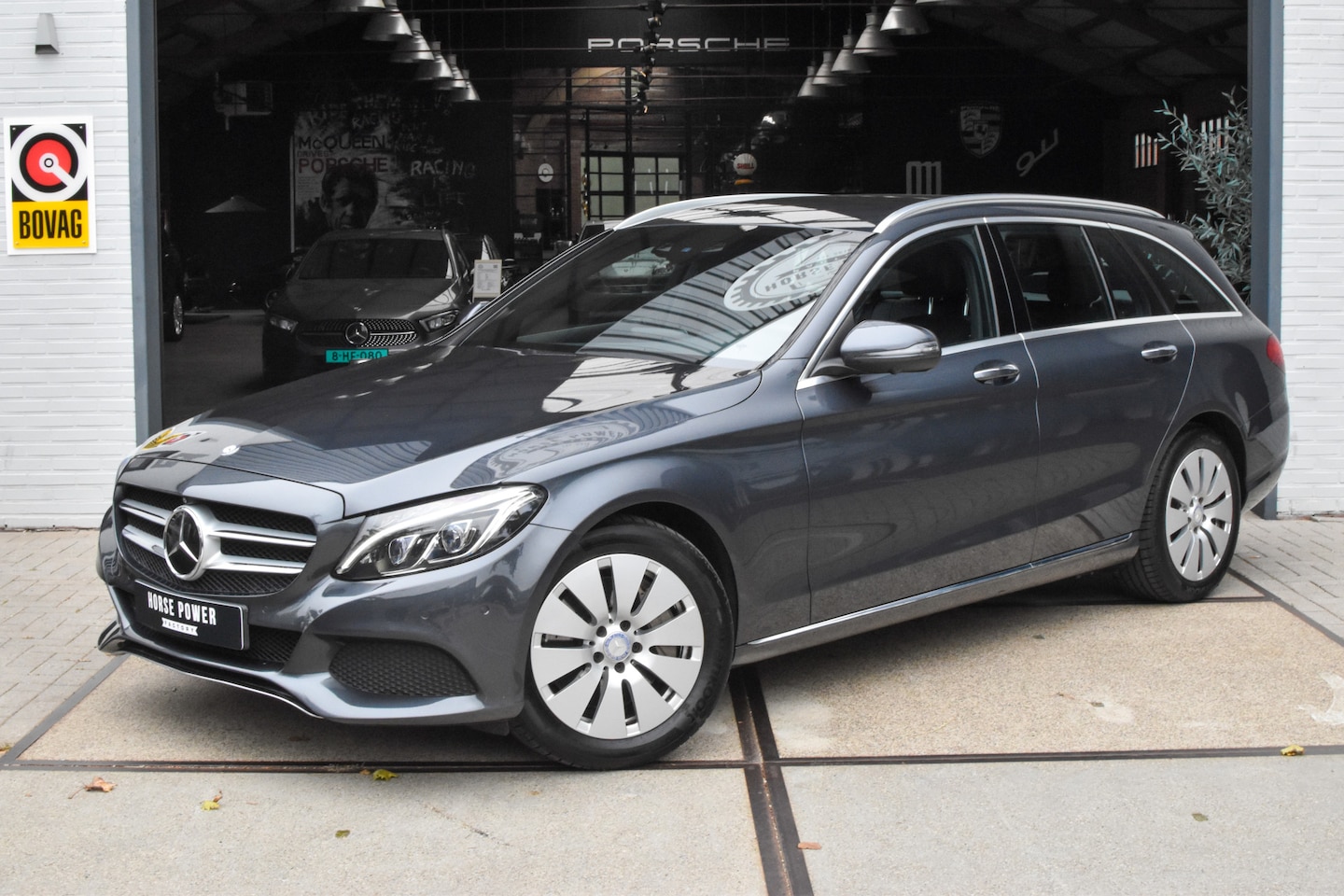 Mercedes-Benz C-klasse Estate - 350 e Lease Edition *Luchtvering | 360 cam | ACC | Memory | Leder | Keyless | Stoelverwarm - AutoWereld.nl