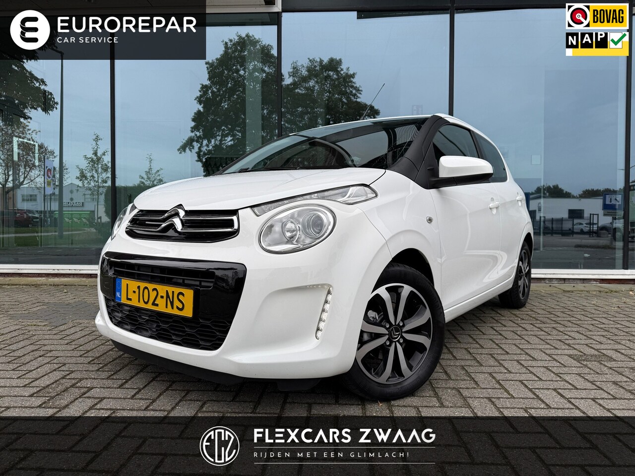 Citroën C1 - 1.0 VTi Shine - Airco - Media Android/Apple - 15"LMV - Org.NL - AutoWereld.nl
