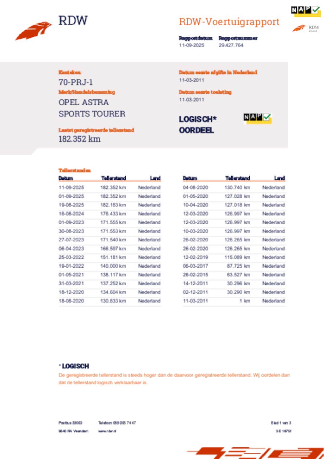 Opel Astra Sports Tourer - 1.6 Turbo 180pk Cosmo | AIRCO | NAVI | NL AUTO | - AutoWereld.nl