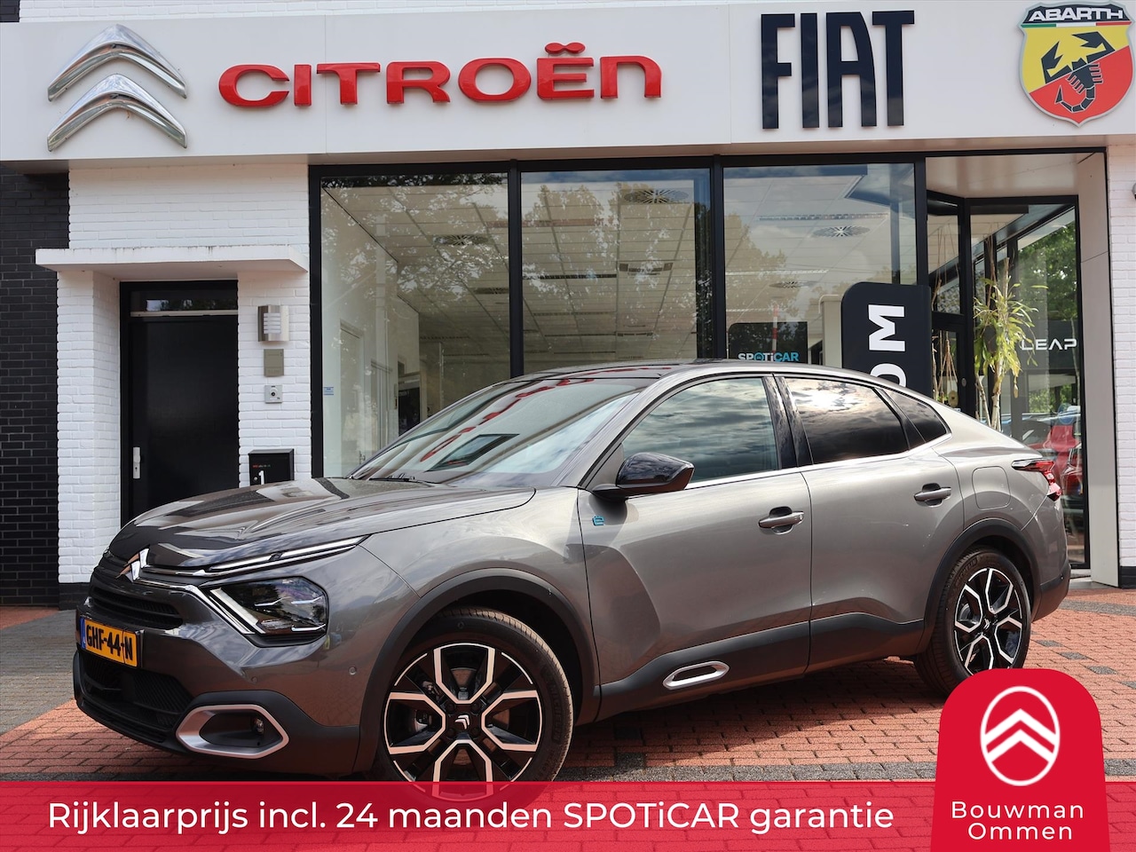 Citroën Ë-C4 X - EV 54kWh 156PK Automaat Max, Rijklaarprijs | Schuif-kanteldak | Leder | 360 Camera | Navig - AutoWereld.nl
