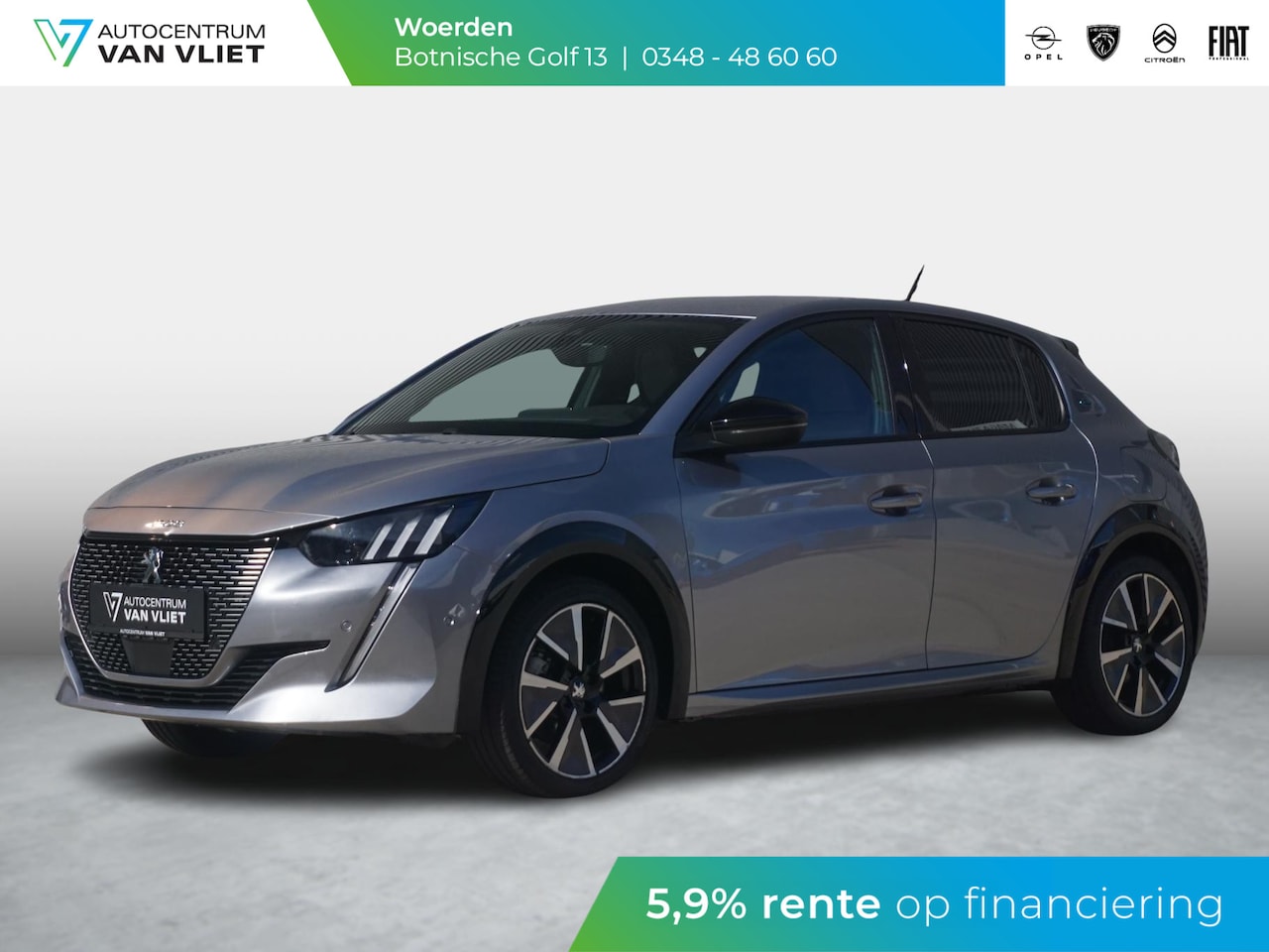 Peugeot e-208 - EV GT 350 50 kWh Leder Alcantara - AutoWereld.nl