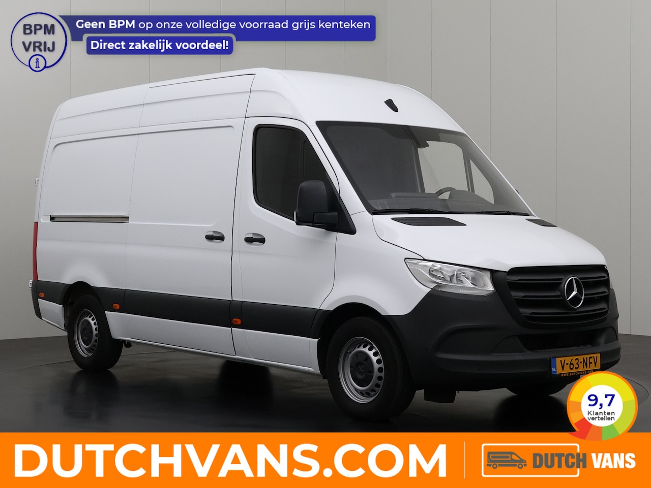Mercedes-Benz Sprinter - 315CDI L2H2 | Multimedia Touchscreen Mbux | Camera | Airco | Cruise | Betimmering - AutoWereld.nl